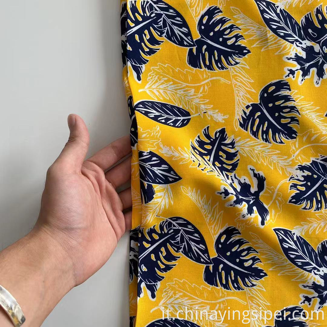 Stampa digitale di tendenza personalizzata Georgette 100 tessuto Rayon per abiti da donna